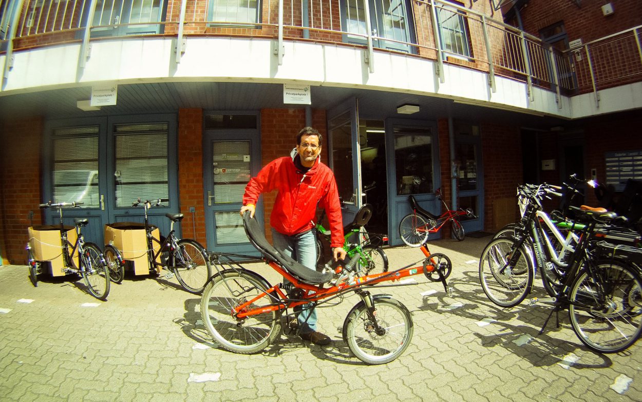 Cycling with friends essay image